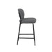 Blythe Gray Vegan Leather Counter Chair (2 Per Carton)