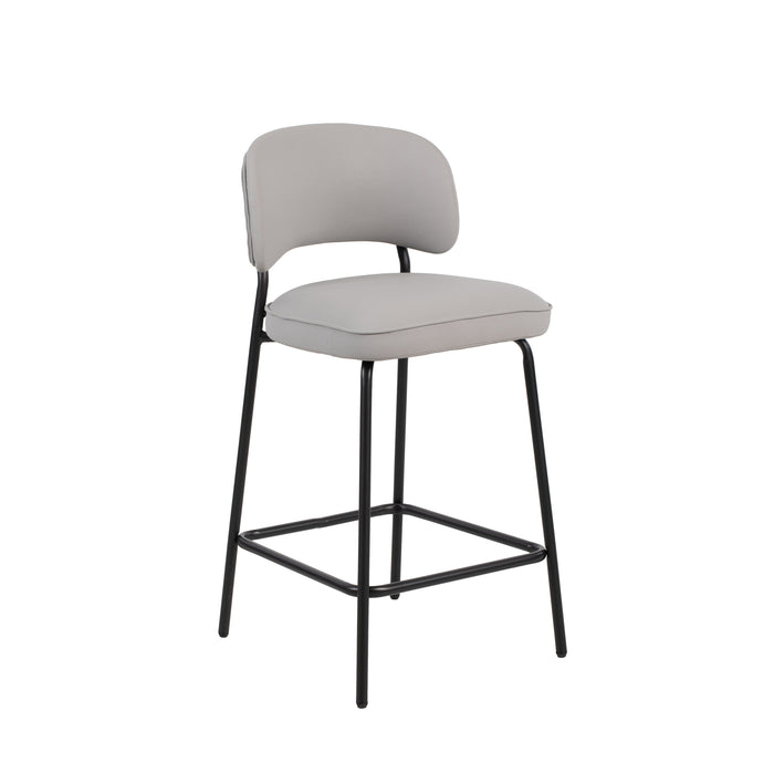 Blythe Ivory Vegan Leather Counter Chair (2 Per Carton)