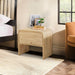 Mara One Drawer End Table / Bedside Table-Natural