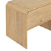 Mara One Drawer End Table / Bedside Table-Natural