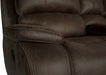 Brookings Console Loveseat W/ Dual Recliners-Brown