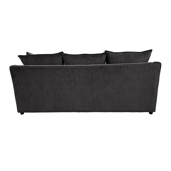Sylvie Sofa W/4 Accent Pillows-Lush Mink Gray