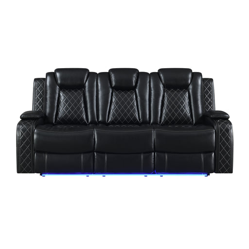 Orion Ii Sofa W/ Pwr Fr & Hr-Black