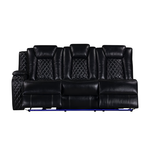 Orion Ii Laf Sofa W/Pwr Fr & Hr-Black