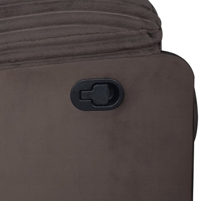 Willow Sofa W/Dual Recliner-Brown