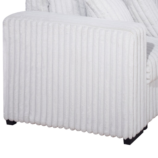 Bliss Laf Loveseat With Corner-Mist Gray