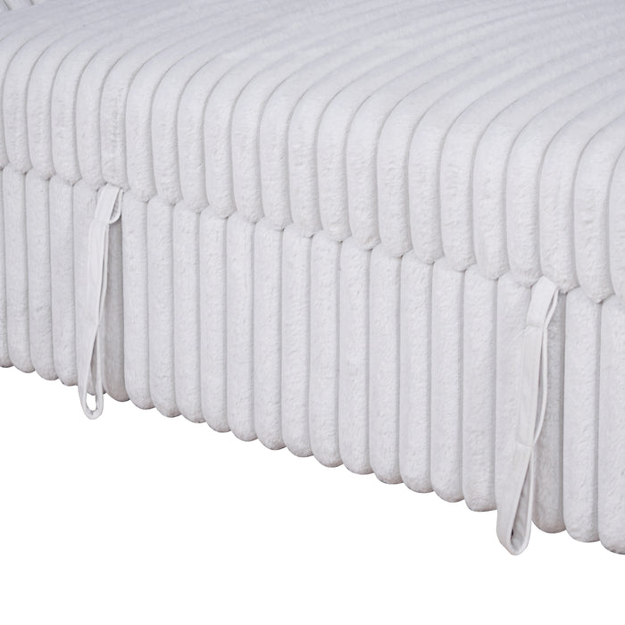 Bliss Loveseat W/Pull Out Bed-Mist Gray