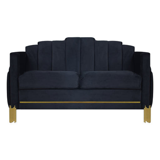 Empire Lighted Loveseat-Black