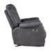 Morello Glider Recliner W/Pwr Fr- Gray