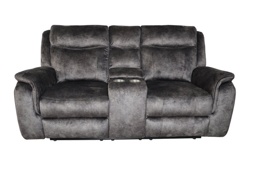 Park City Console Loveseat W/ Pwr Fr-Slate