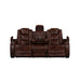 Chester Reclining Sofa-Brown