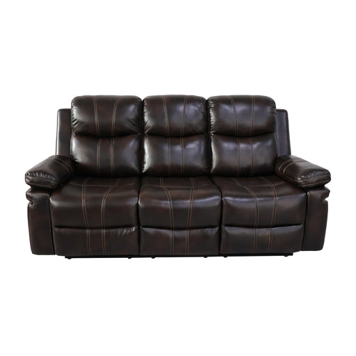 Kellen Sofa W/ Drop Down Tray & Pwr Fr-Brown