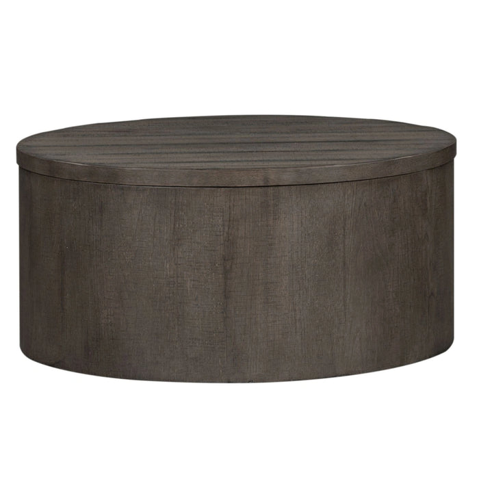Modern Farmhouse Drum Cocktail Table image