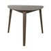 Space Saver Triangle Table in Satin Walnut image