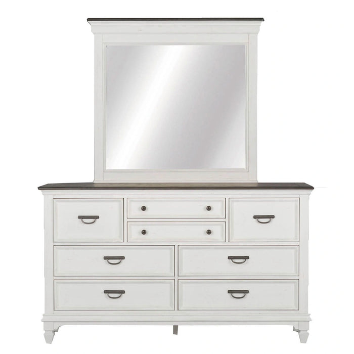 Allyson Park Panel Bed, Dresser & Mirror, Chest, Night Stand image