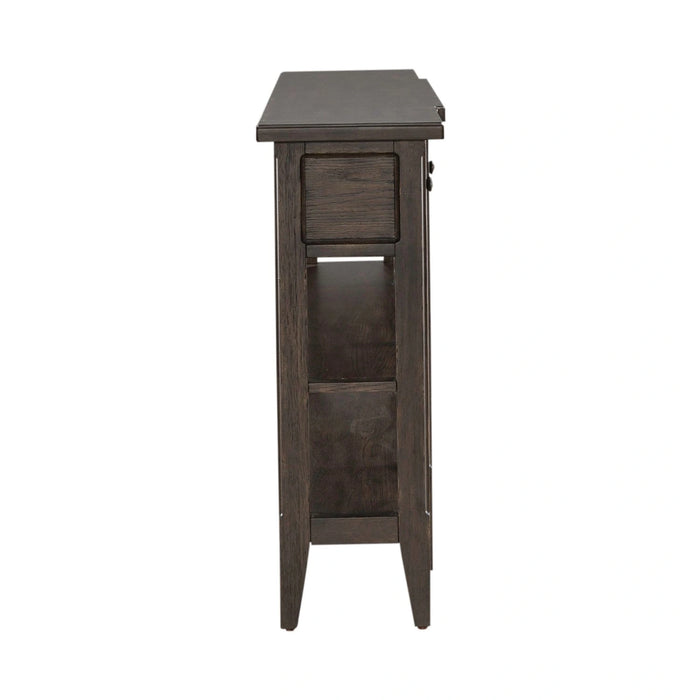 Paradise Valley Hall Console Table in Saddle Brown EST SHIP TIME APPX 4 WEEKS image
