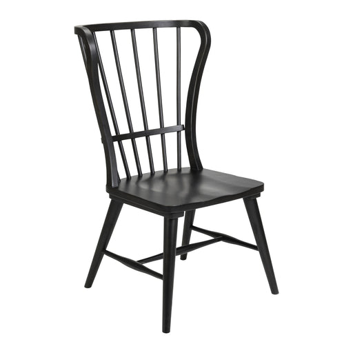 River Place Windsor Back Side Chair - Black (RTA) image