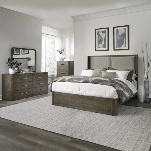 South Bend King California Shelter Bed, Dresser & Mirror, Chest image