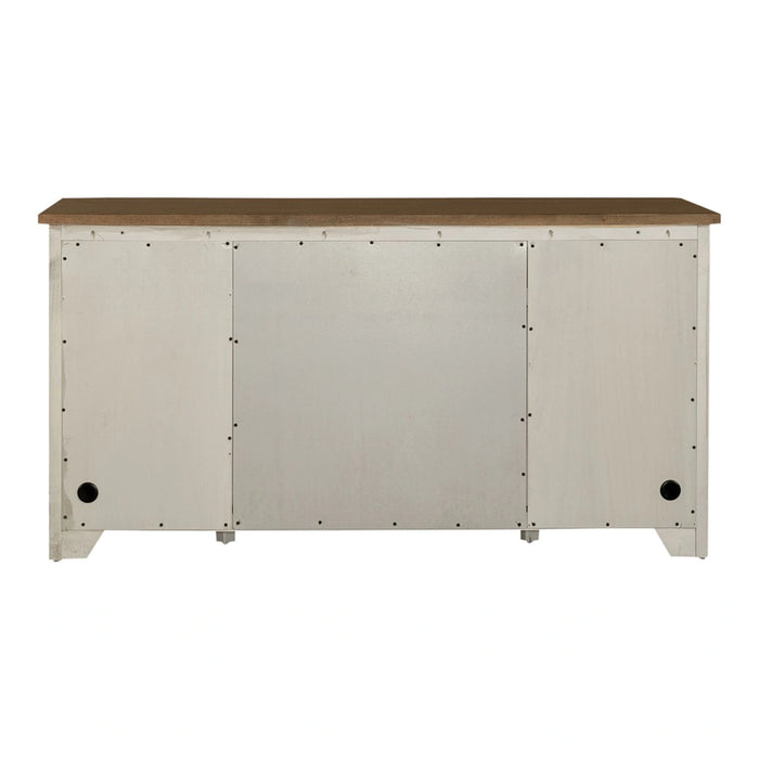 Farmhouse Reimagined Door Credenza in Antique White image