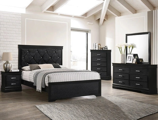 Crown Mark Amalia Nightstand in Black image