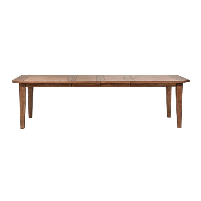 Hearthstone Rectangular Leg Table in Rustic Oak Finish image