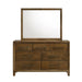 Ballard Mirror-Walnut
