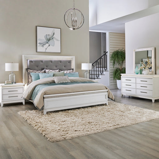Reflections King California Uph Bed, Dresser & Mirror, Night Stand image