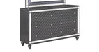 Crown Mark Refino 6 Drawers Dresser in Gray image
