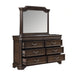 Lyndhurst Landscape Mirror- Walnut