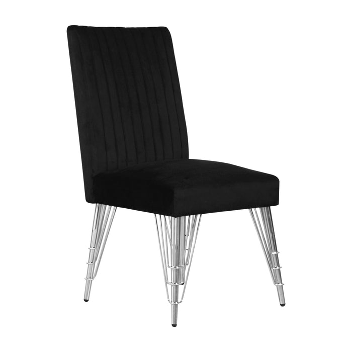 Ava Dining Chair (2 Per Carton) -Black