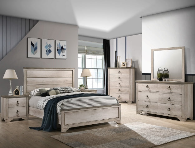 Crown Mark Patterson Dresser in Driftwood Grey
