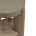 Affinity Chairside Table in Dusty Taupe with Concrete Top image