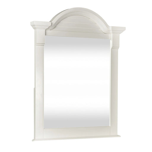 Summer House Small Mirror in Oyster White image