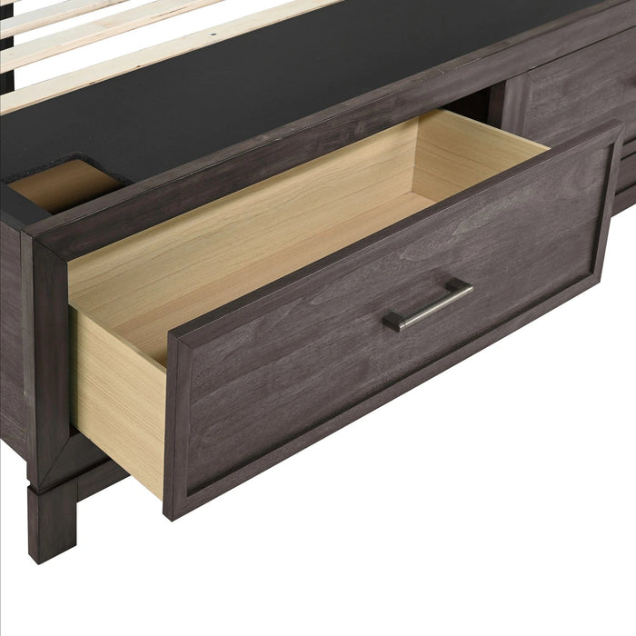 Modern Edge Storage Footboard w/ Slat Roll image