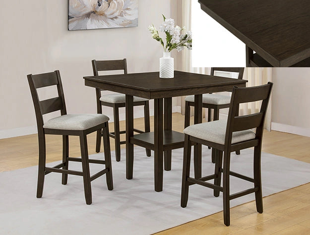 Lester 5-Pk Counter Height Table Set