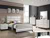 Crown Mark Akerson Twin Panel Bed in Chalk B4610-T image