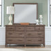 Hickory Grove Dresser & Mirror image