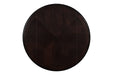 Gia 3 Pc 42" Counter Drop Leaf Table & 2 Chairs-Ebony