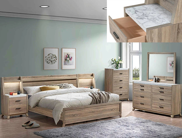 Tilston Nightstand W/Wall Panel