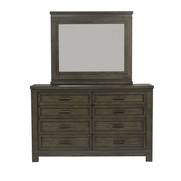 Thornwood Hills Two Sided Storage Bed, Dresser & Mirror, Night Stand image