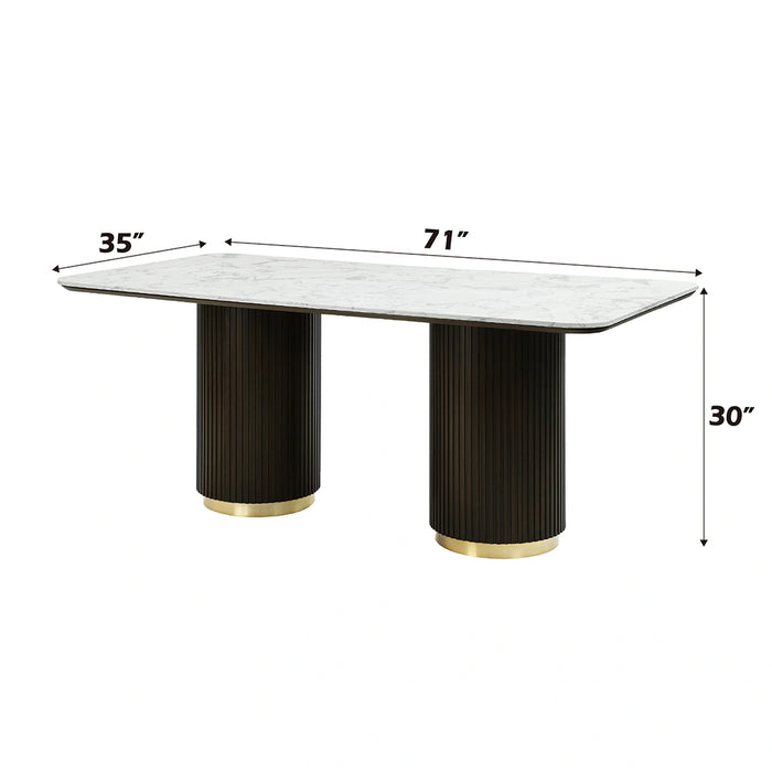 Dining Table w/Marble Top