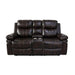 Kellen Console Loveseat W/ Pwr Fr-Brown