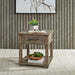 Parkland Falls Rectangular End Table in Weathered Taupe image
