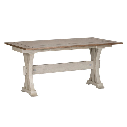 Farmhouse Reimagined Flip Lid Sofa Table in Antique White image