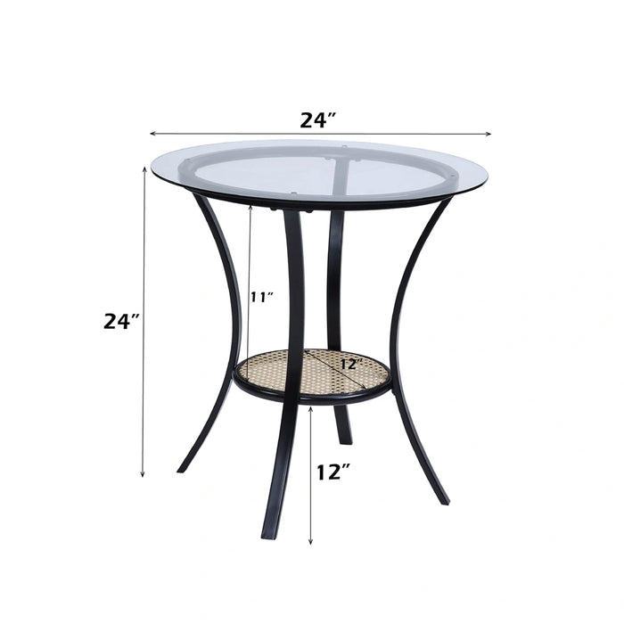 3 Pcs Table & Chairs Set