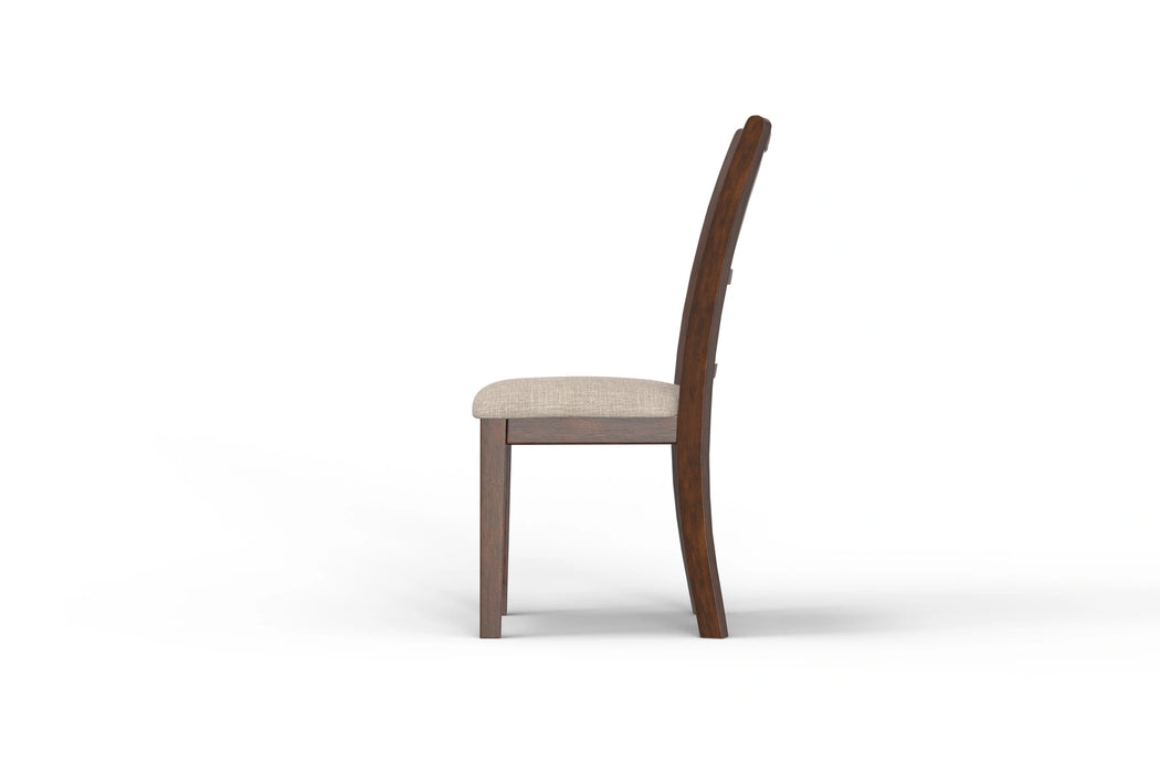 Gia 5 Pc 48" Rectangle Dining Table & 4 Chairs-Cherry