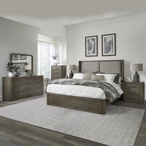 South Bend King California Shelter Bed, Dresser & Mirror, Chest, Night Stand image
