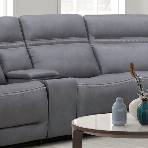Cooper Armless Recliner P3 & ZG - Blue Gray image