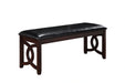 Gia 46" Bench-Ebony