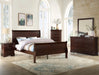 Crown Mark Furniture Louis Philip Dresser Mirror in Dark Cherry image